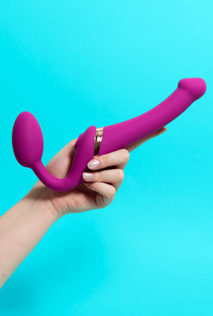 Sugador de Clitoris com Strap-on foto de lado, pantynova | Sex Shop Produtos Eróticos Online
